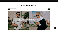 Desktop Screenshot of cleptomanicx.com