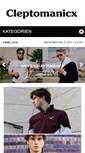 Mobile Screenshot of cleptomanicx.com